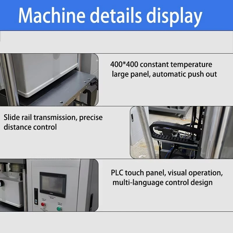 Automatic 3D Silicone Heat Transfer Printing Label Machine Heat Press Machine for Garment Trademark - view 3