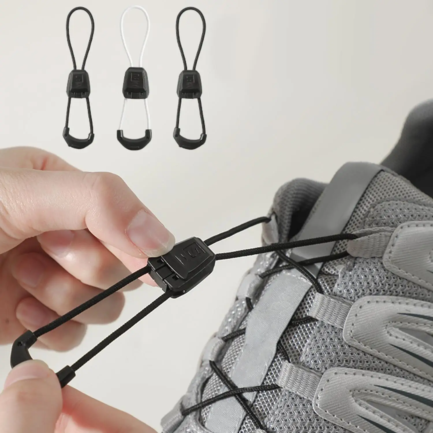 طقم دانتيل سريع جديد بدون ربطة عنق أربطة أحذية تنس مستديرة بدون أربطة أربطة أحذية رياضية عالية الجودة لإكسسوارات الأحذية #6