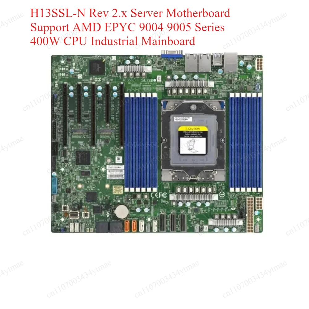 H13SSL-N Rev 2.x Server Motherboard Support AMD EPYC 9004 9005 Series 400W CPU Industrial Mainboard