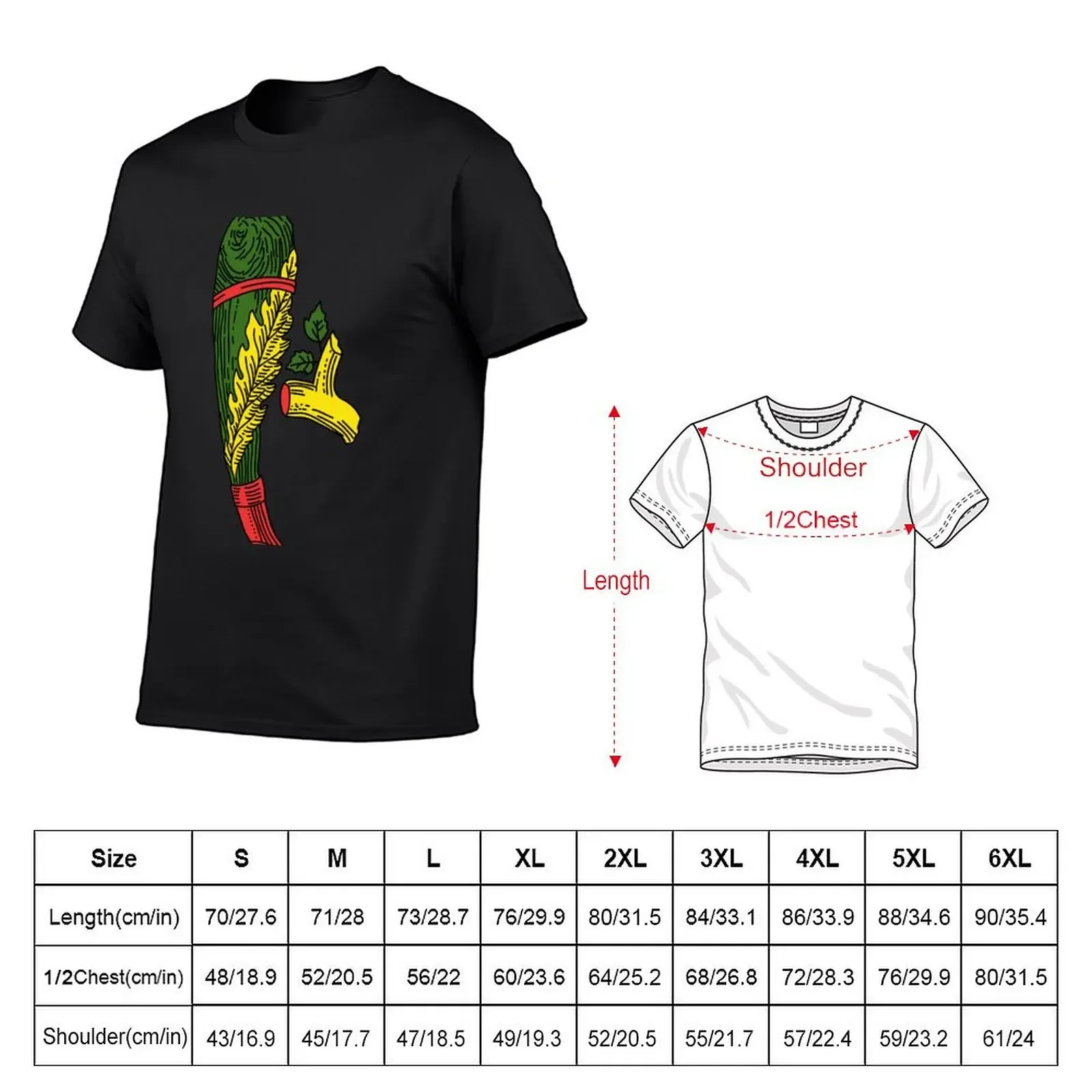 Asso Di Bastone Scopa Briscola Sicilian T-Shirt graphics customs design your own luxury clothes men