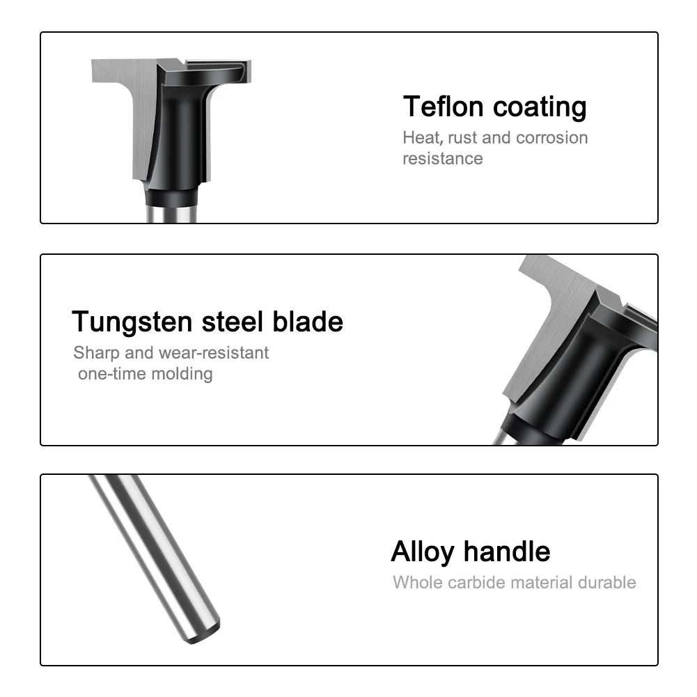 Professional Grade Router Bit Engineered to Deliver Precision in For Woodworking Featuring a Stable Handle Design