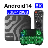 Android 14 TV Box Bluetooth 5.2 ATV T95 Max 64GB 128GB Set Top Box H618 AV1 Dual Band Wifi 2.4G&5G Google Assistant Media Player