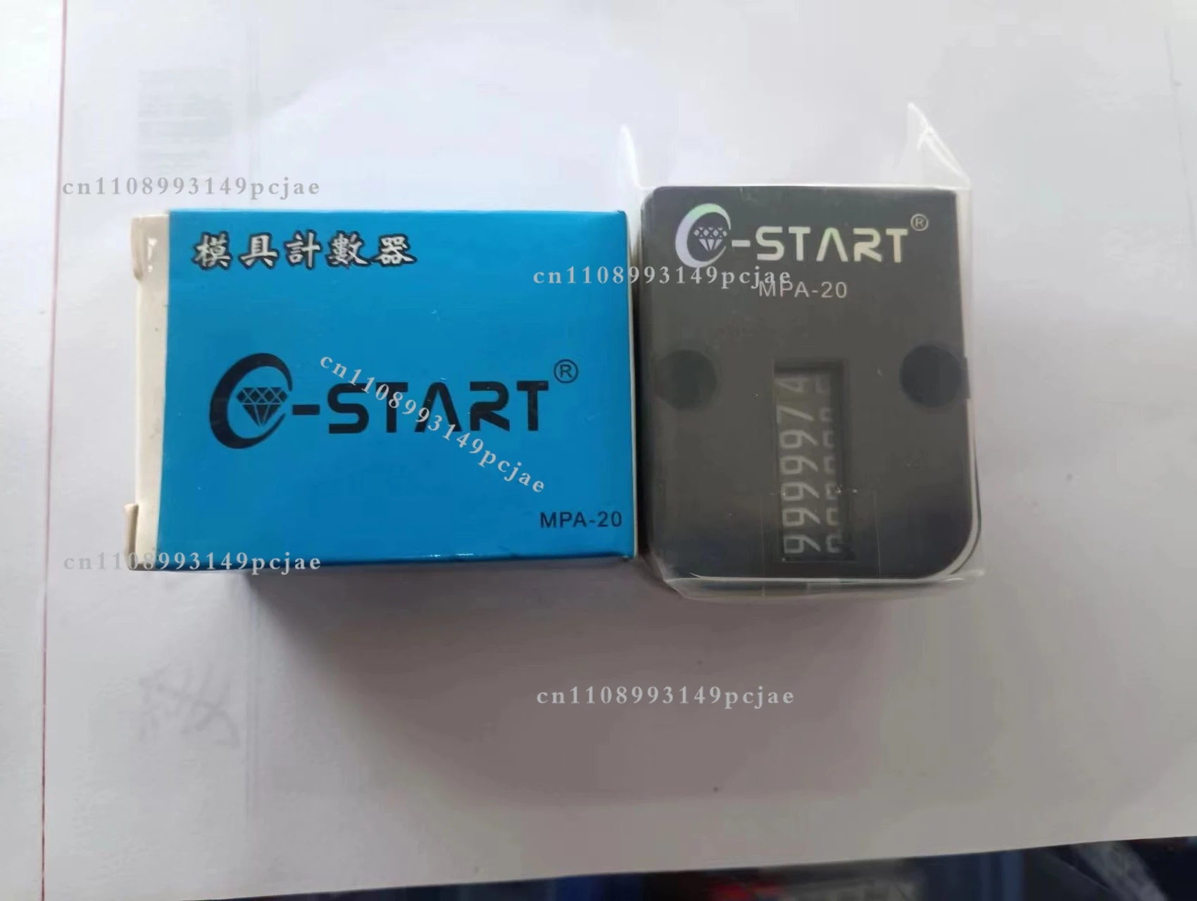 Mechanical 7-digit mold counter CVPL-200 18  circular square bracket protection anti knock block