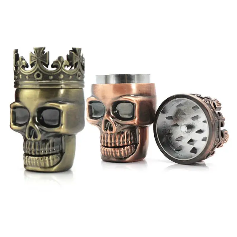 

Plastic Classic King Skull Herb Tobacco Grinder Crusher Tobacco Herbal Herb Hand Muller Tobacco Grinder Mill Crusher Crusher