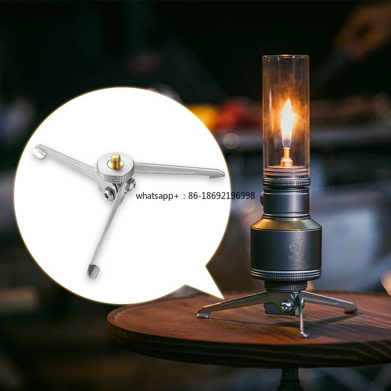 Camera Holder 1/4 Interface Aluminum Alloy Tripod Camping Light Height-increasing Fixed Tripod