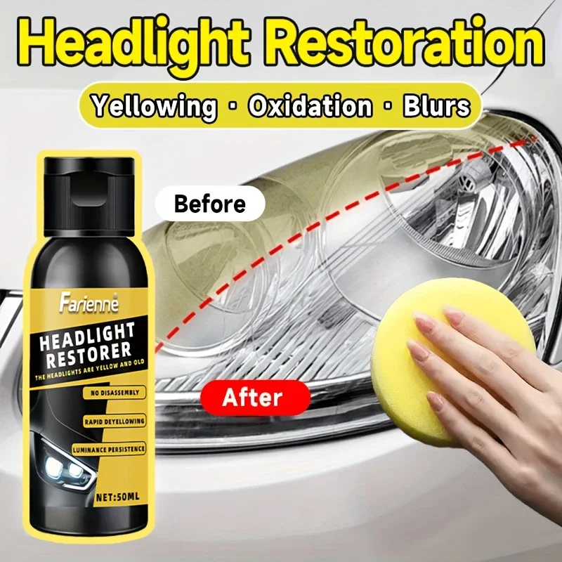 

Паста для ремонта фар автомобиля, средство для ремонта желтого окисления царапин, стойкий глянцевый агент для ремонта фар автомобиля