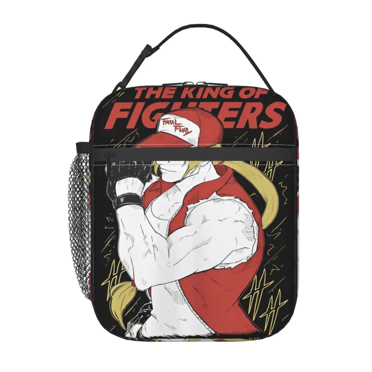 Fatal Fury Game Thermal Insulated Lunch Bags for Travel Portable Food Container Bags Thermal Cooler Lunch Box