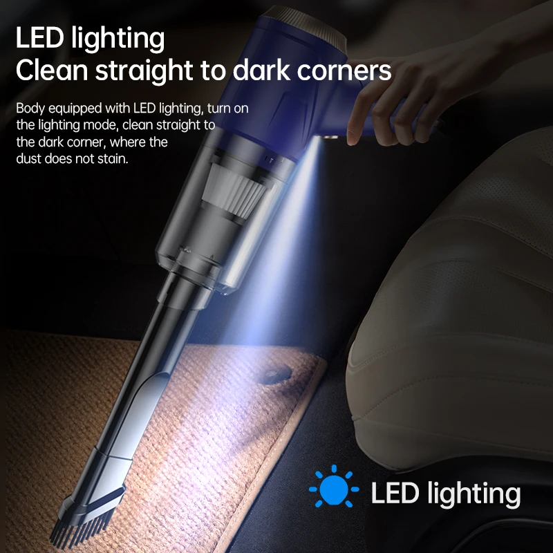 Purerobo LT-145 새로운 휴대용 핸드 헬드 진공 청소기 블로우/흡입/펌프/팽창 4 in 1 무선 브러시리스 홈 자동차 진공 청소기