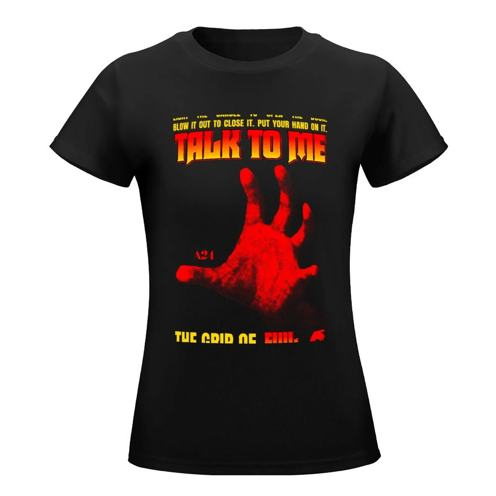 TALK TO ME: Grip Of Evil T-Shirt sublime korean fashion T-shirts for Women