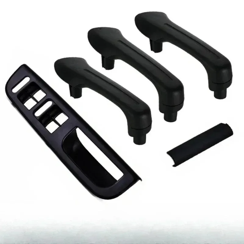 

Front Rear Left Right Door Pull Grab Door Handle Set 1999-2004 for Bora Golf 4 MK4 LHD Black Beige