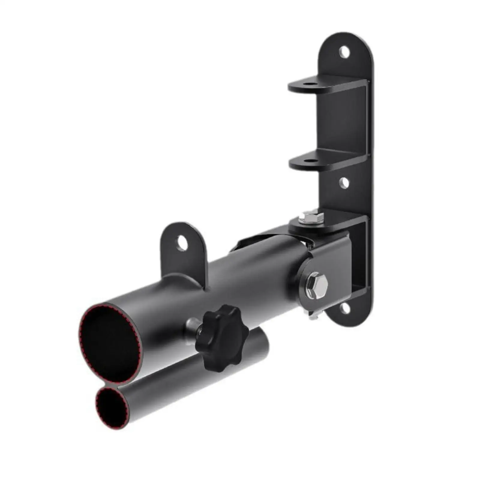 Row Attachment Bracket Compact Wall Mount Barbell Holder Barbell Wall Mount Hanger Easy to Install Hardware Rust-Resistant