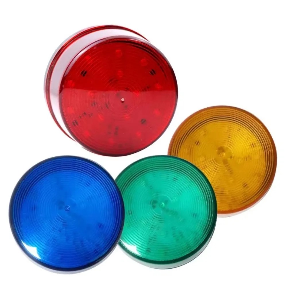 Durable 12V LED Strobe Light Safety Red Car Warning Light Universal Sensor Emergency Indication Lamp School Bus