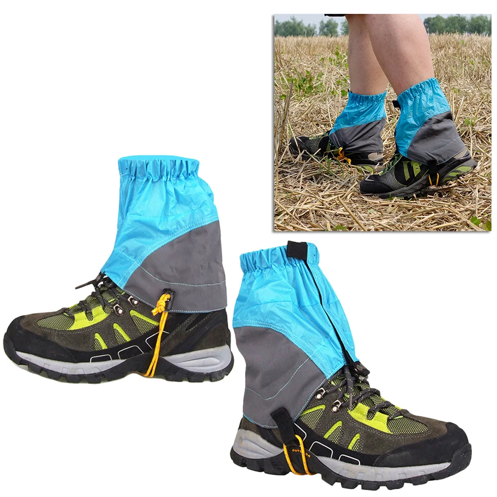 Outdoor Footwear Adjustable Covers Breathable Camping Gear Ankle Gaiters Lightweight
