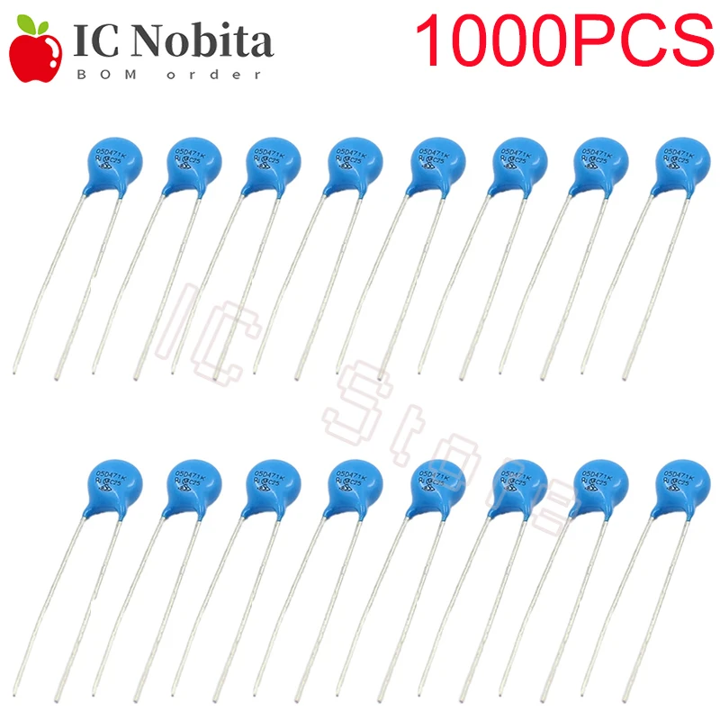 1000PCS Varistor 05D180K 05D220K 05D270K 05D330K 05D390K 05D470K 05D680K 05D391K 05D431K 05D471K 05D561K