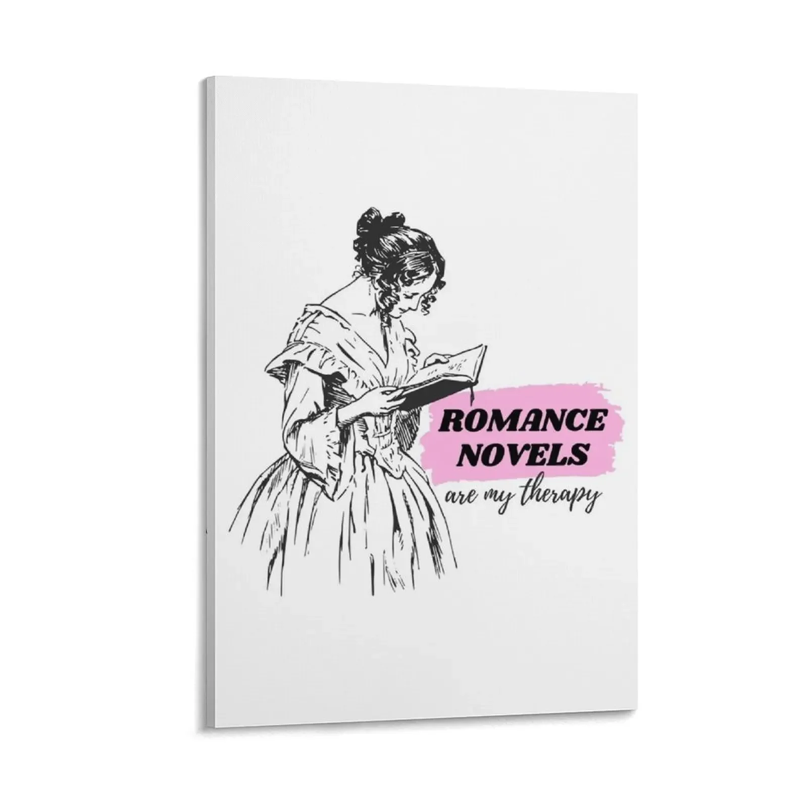 

Romance Novels Are My Therapy Canvas Painting home decorations Decorative painting for bedroom Paintings for bedroom