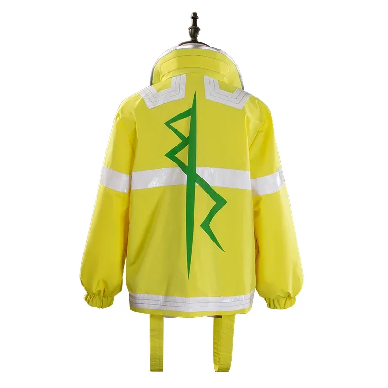 Unisex Anime Cyberpunk Cosplay Hoodie, David Martinez, Lucy Dgerunners, Alta qualidade, Uniformes Unissex, Jaqueta com zíper