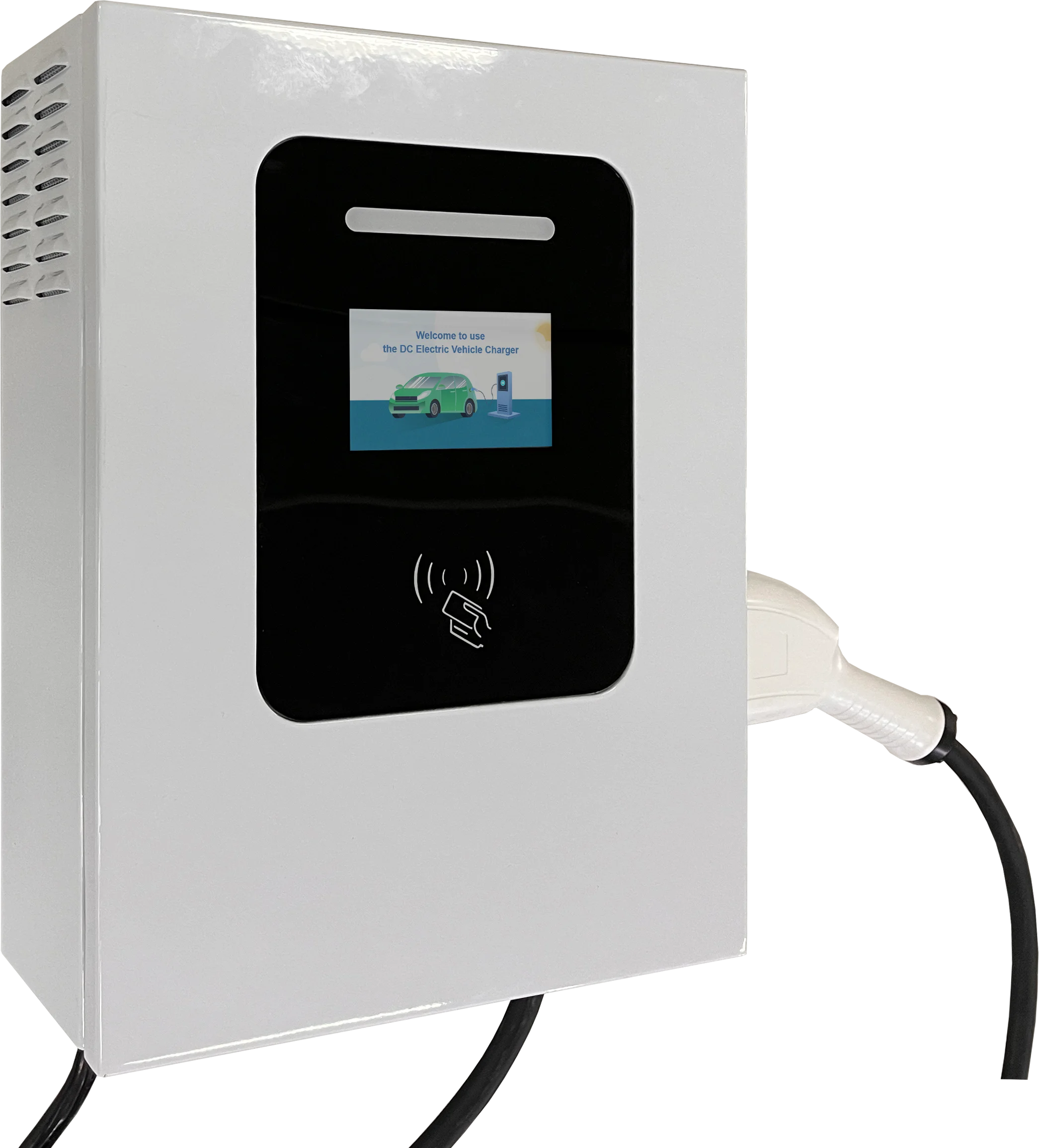 

Manufacturer Oem Odm Wallbox CCS Dc Ev Charger 7kw CCS1 Touch Screen Dc Charging Stations for CCS2 Electric Vehicles TESLA BYD