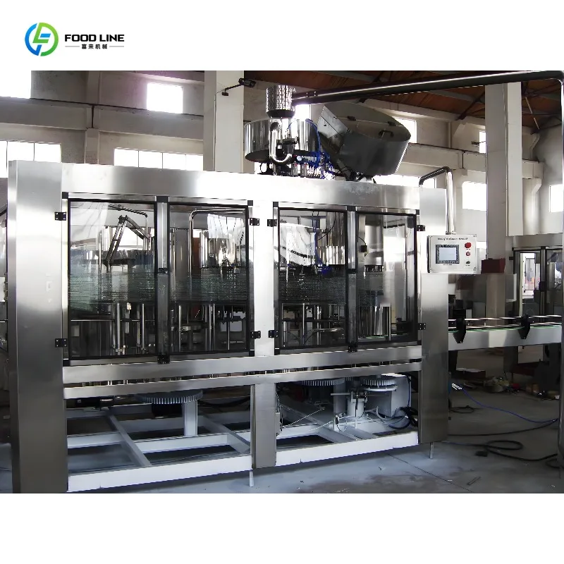 Customized Star Automatic Small Polyester Glass Bottle Filling Machine 0.1-2L Beverage Milk Juice Production Line