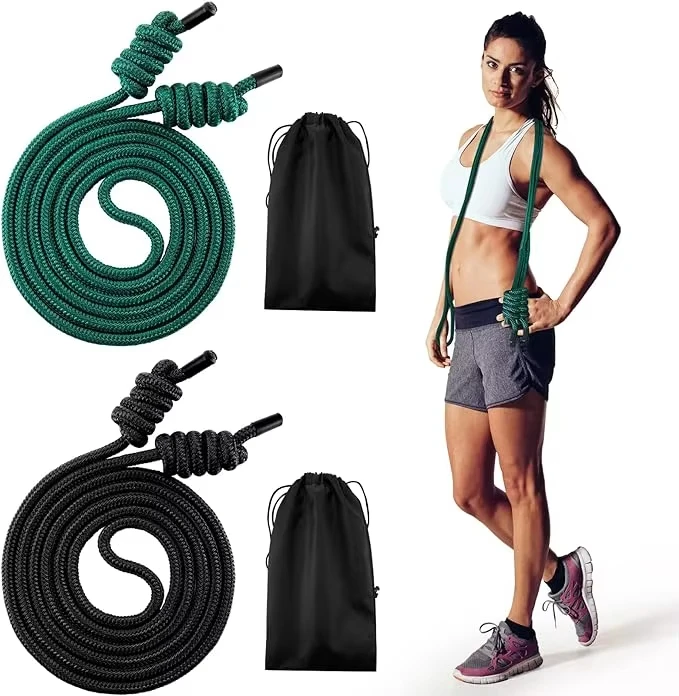 2.7m Braid Nylon Custom Functional Handcrafted Length Training Home Workout  Exercise Heavy Adjustable Fitness Jump Flow Rope