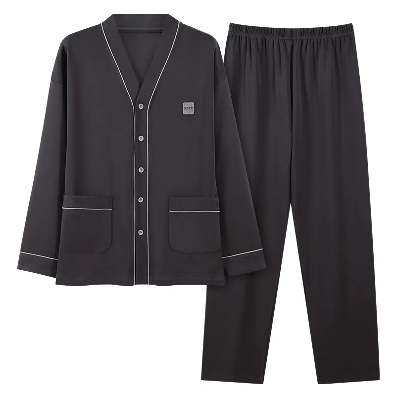 Thermal Clothes for Men Underwear Men's Winter Set Long Sleeve Warm Cardigan Home Clothes Can Be Wearing Winter Underwear Men