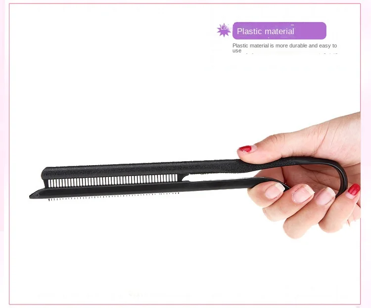 1Pcs Hair Straighten Comb For Hair Tongs Women Household Salon HairStyling Supply