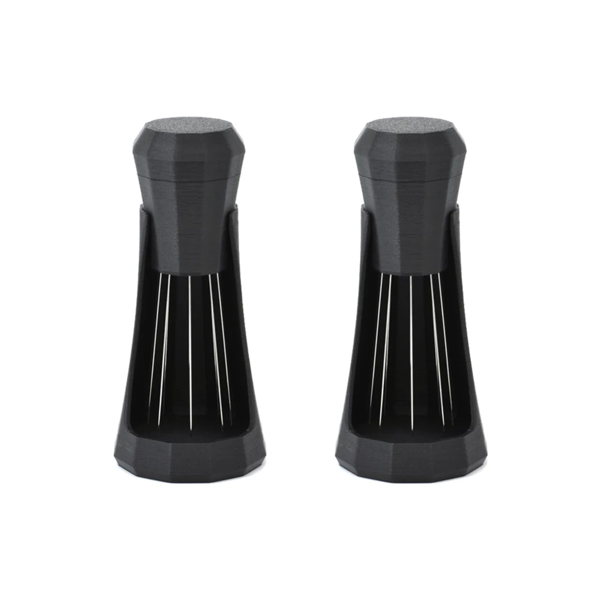 

2PCS Espresso Coffee Stirrer WDT Tool and Self-Aligning Stand Coffee Stirring Tool Coffee Cloth Powder Needle with Base