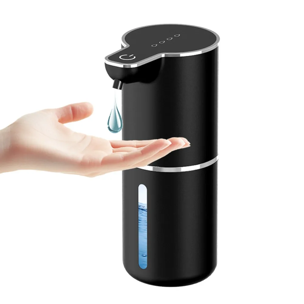 

350ML Automatic Soap Dispenser Wall Mounted 4 Level Adjustable Hand Sanitizer Machine Infrared Sensor Rechargeable