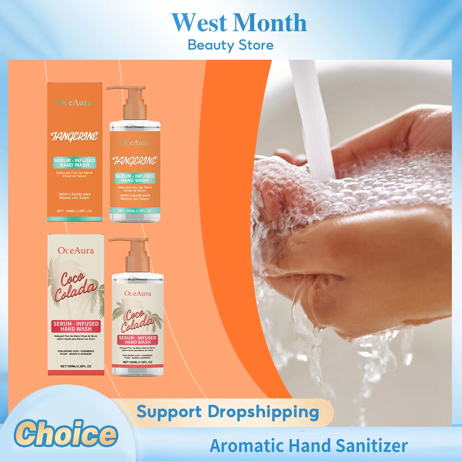 

Moisturizing Hand Liquid Soap Gentle Cleansing Remove Dirt Long Lasting Hydration Fragrance Smoothing Refreshing Hand Sanitizer