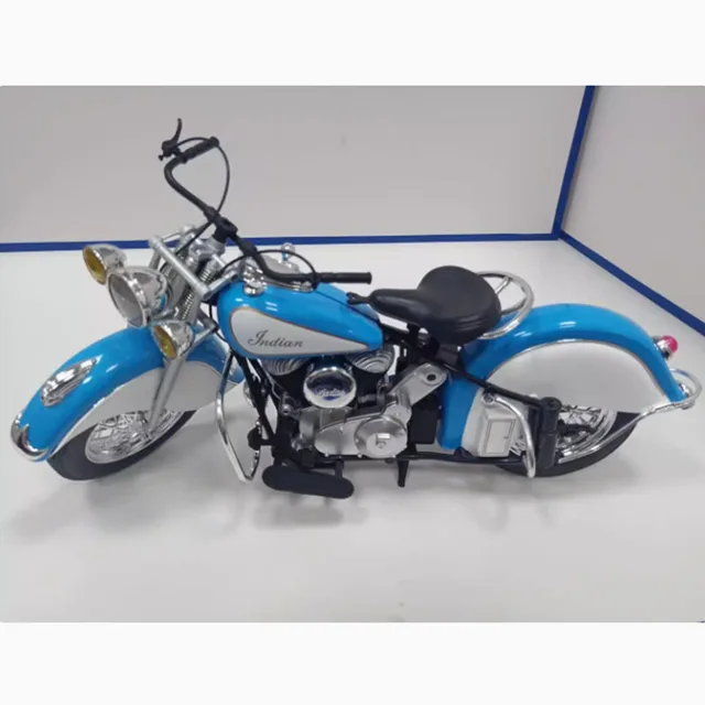 New 1:6 Scale Vintage Indian Motorcycle Diecast Alloy Simulation