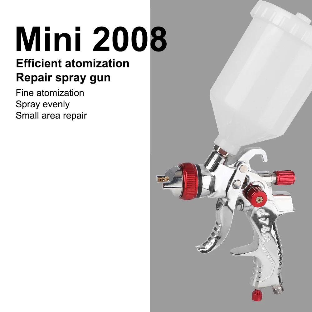 Air Car Paint Spray Gun Set Handle Spray Tool Auto Sheet Metal Repair Anti-Rust Paint Sprayer High Atomization Pneumatic Sprayer