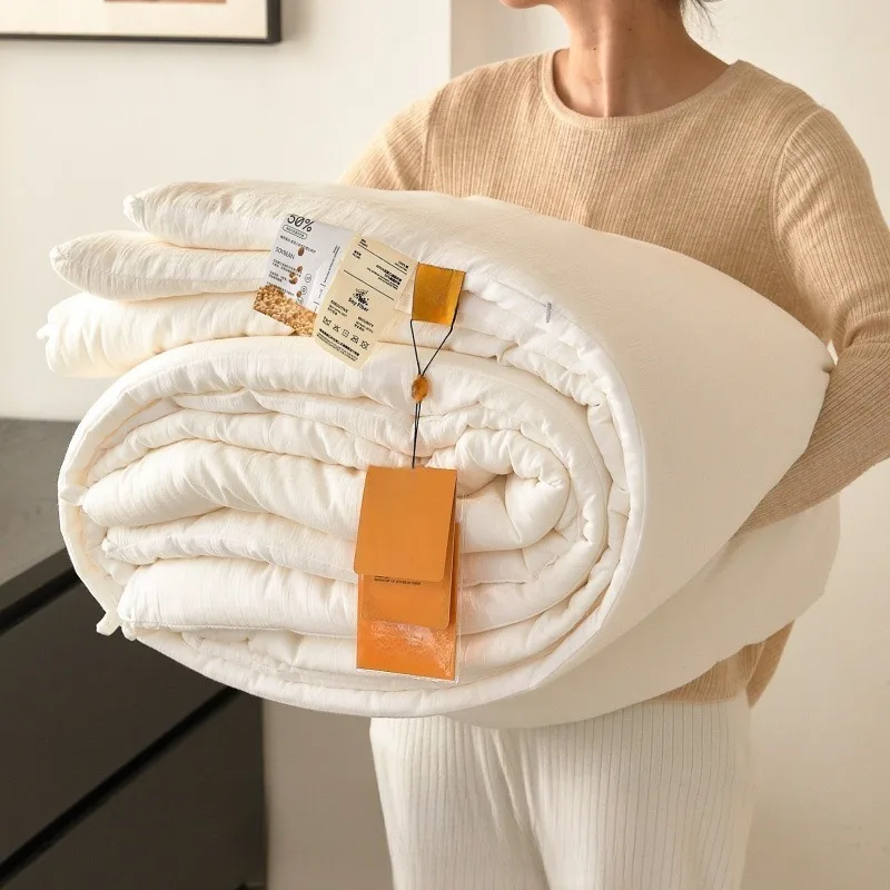 Baby Safe All Season Cotton Soybean Fiber Fifty Percent Quilt Warm Thickened Filling Thick and Warm Quilt Core Winter Quilt