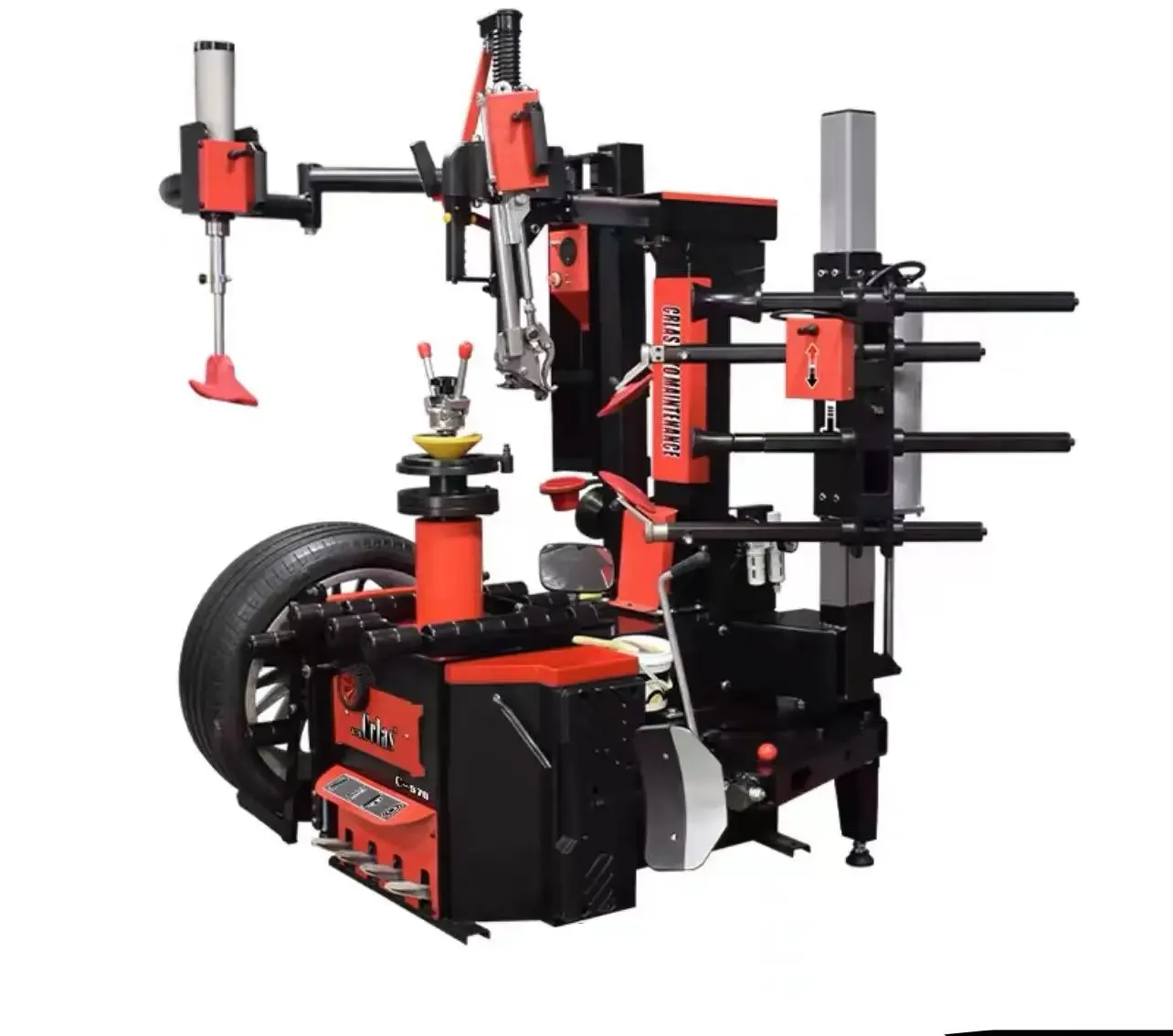 Fully Automatic Tire Changer with tire lift and Auto tire picker Non touchTyre changer machine