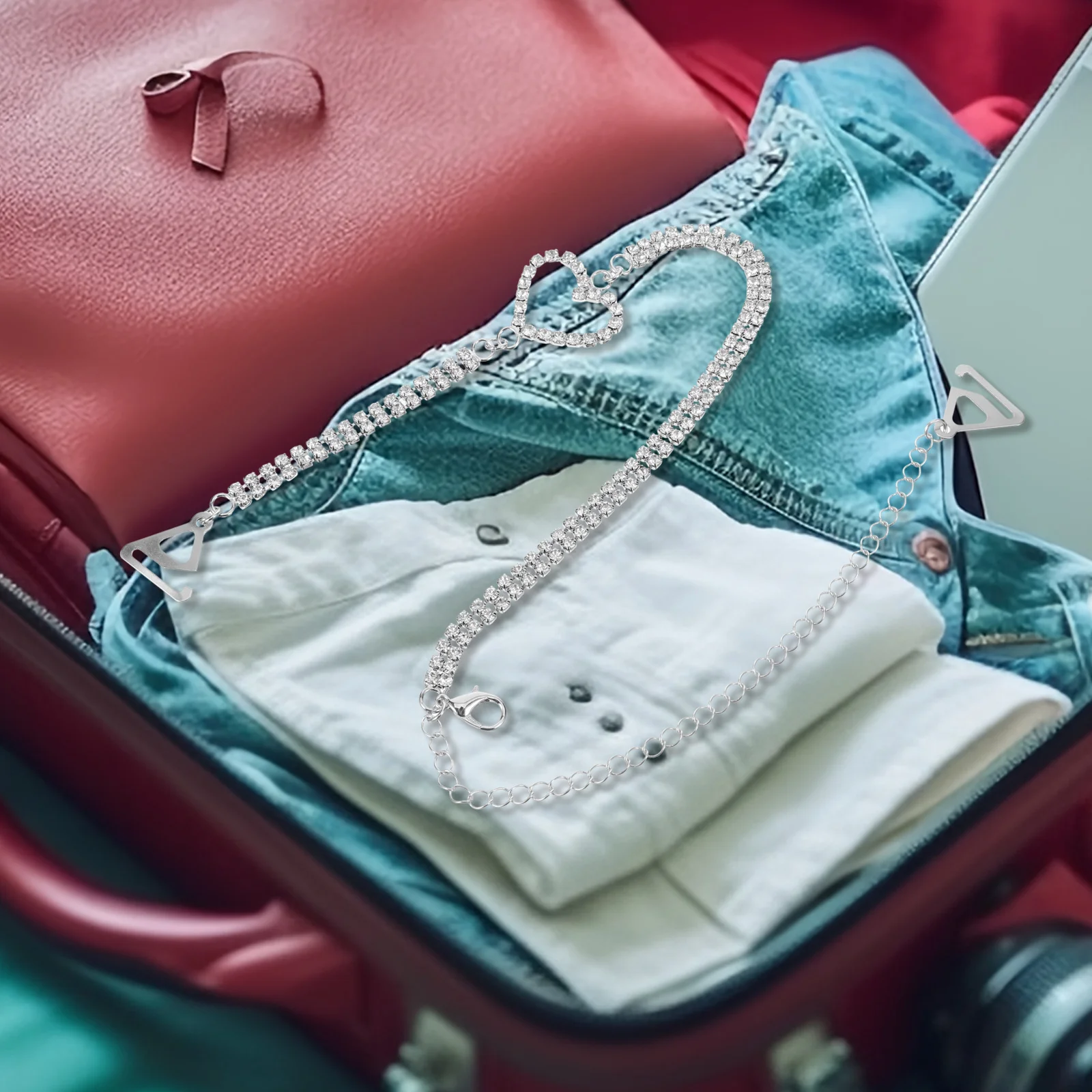 

1Pair Trendy Rhinestone Bra Straps Comfortable Wide Metal Shoulder Straps for Dresses Bra Strap Strapless Underwear Accessories