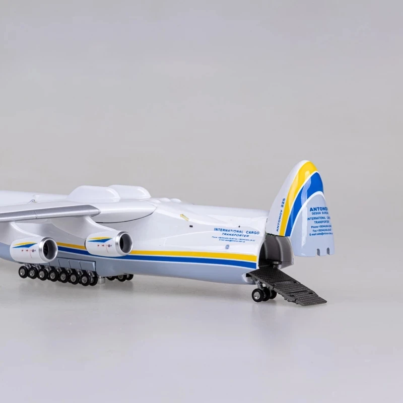 1:200 Scale 42cm Ukraine Airlines An225 Transport Aircraft Diecast Resin Model Airplane Decoration Gift Collection Display Toy