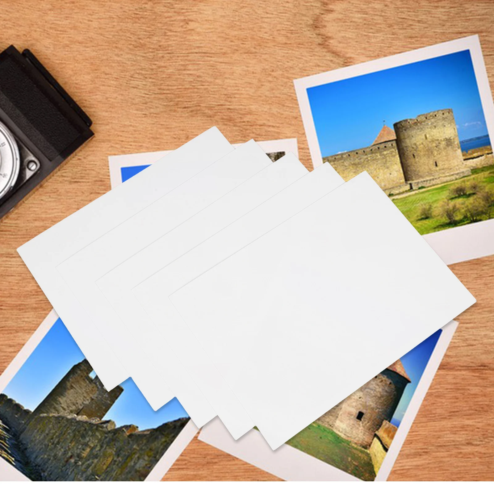 

10Pcs Sublimation Heat Transfer Metal Photo Boards White Metal Blanks for DIY Photo Transfer Home Office Decoration