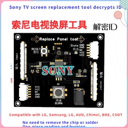 Sony LCD screen programmer Sony 4K screen replacement decryption logic board ID tool