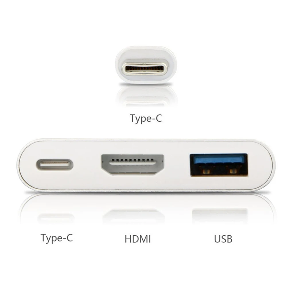 10 Gbps Usb3.1 Type-c To Multimedia Converter Portable Usb-c Multi-port Adapter Adapter Cable Computer Accessories