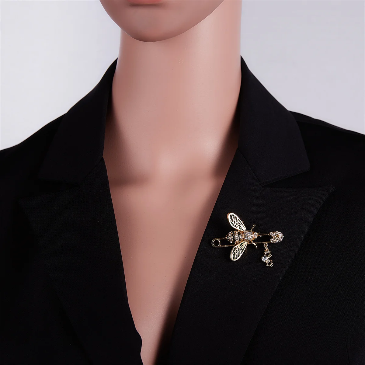 Kristall Kleine Biene Broschen Für Frauen Exquisite Vintage Strass Insekt Biene Anstecknadeln Tier Abzeichen Vielseitig Schmuck Geschenk – Detail 21