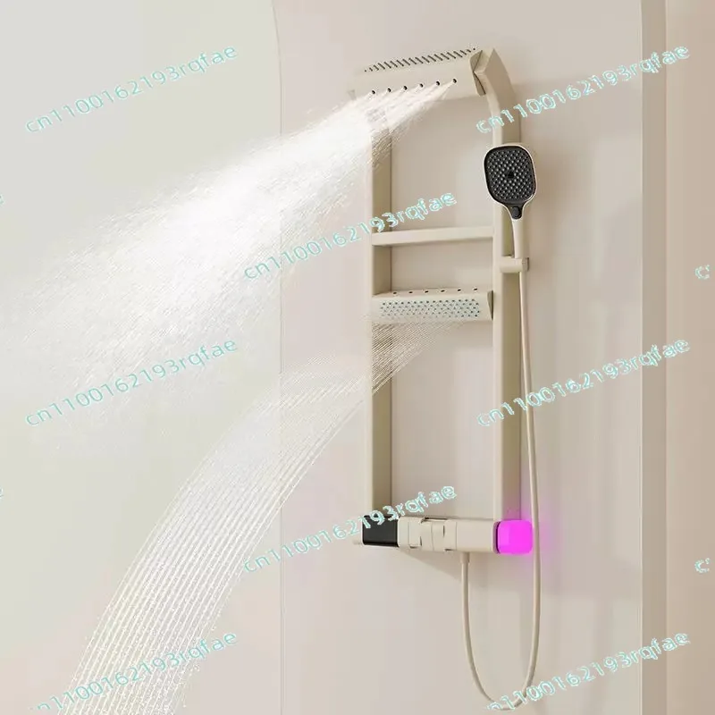 Designed for family bathrooms, toilets  Applicable to Multifunctional thermostatic digital display rack shower shower set