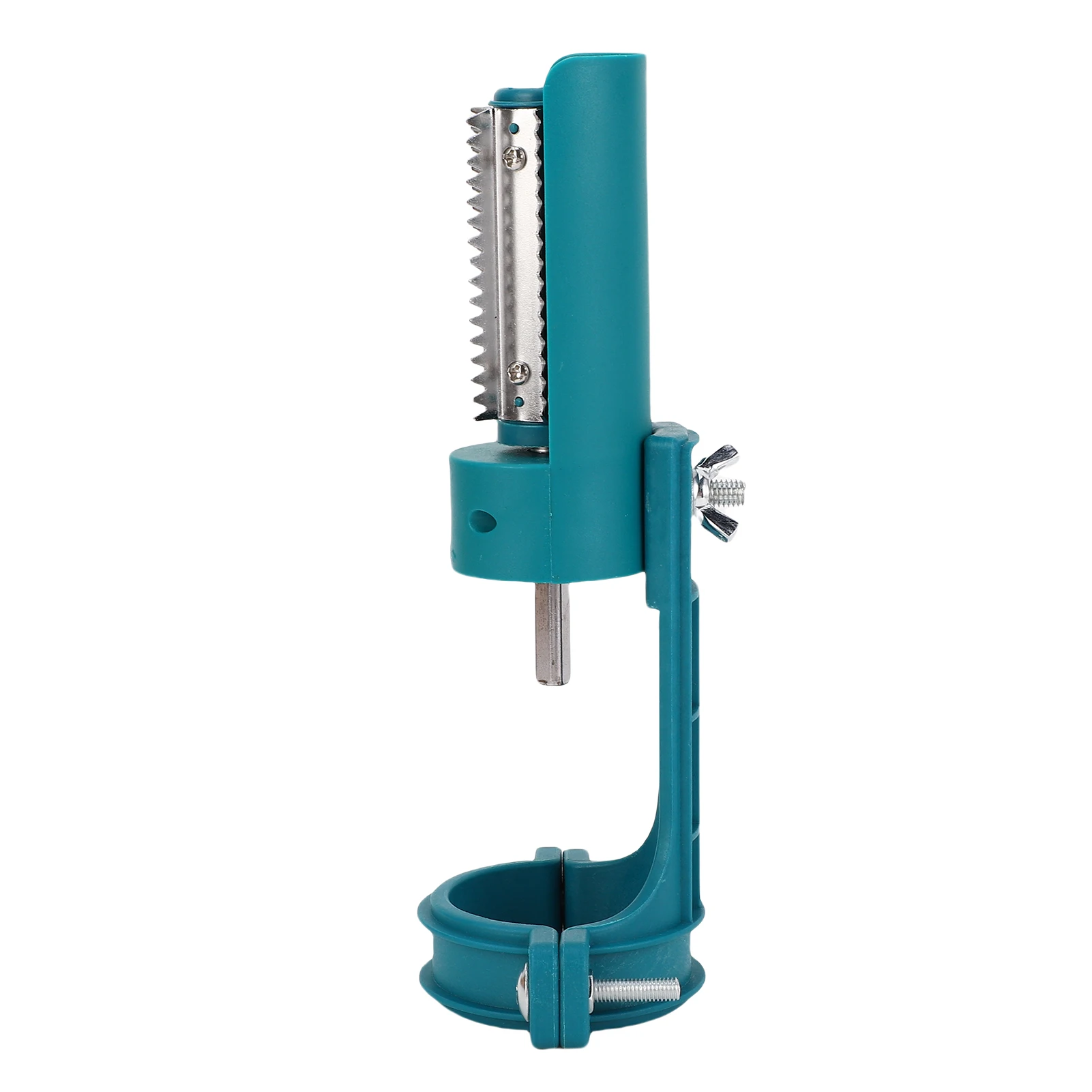 전동 드릴용 생선 비늘 제거기 헤드 스테인리스 스틸 블레이드 미끄럼 방지 커버 포함