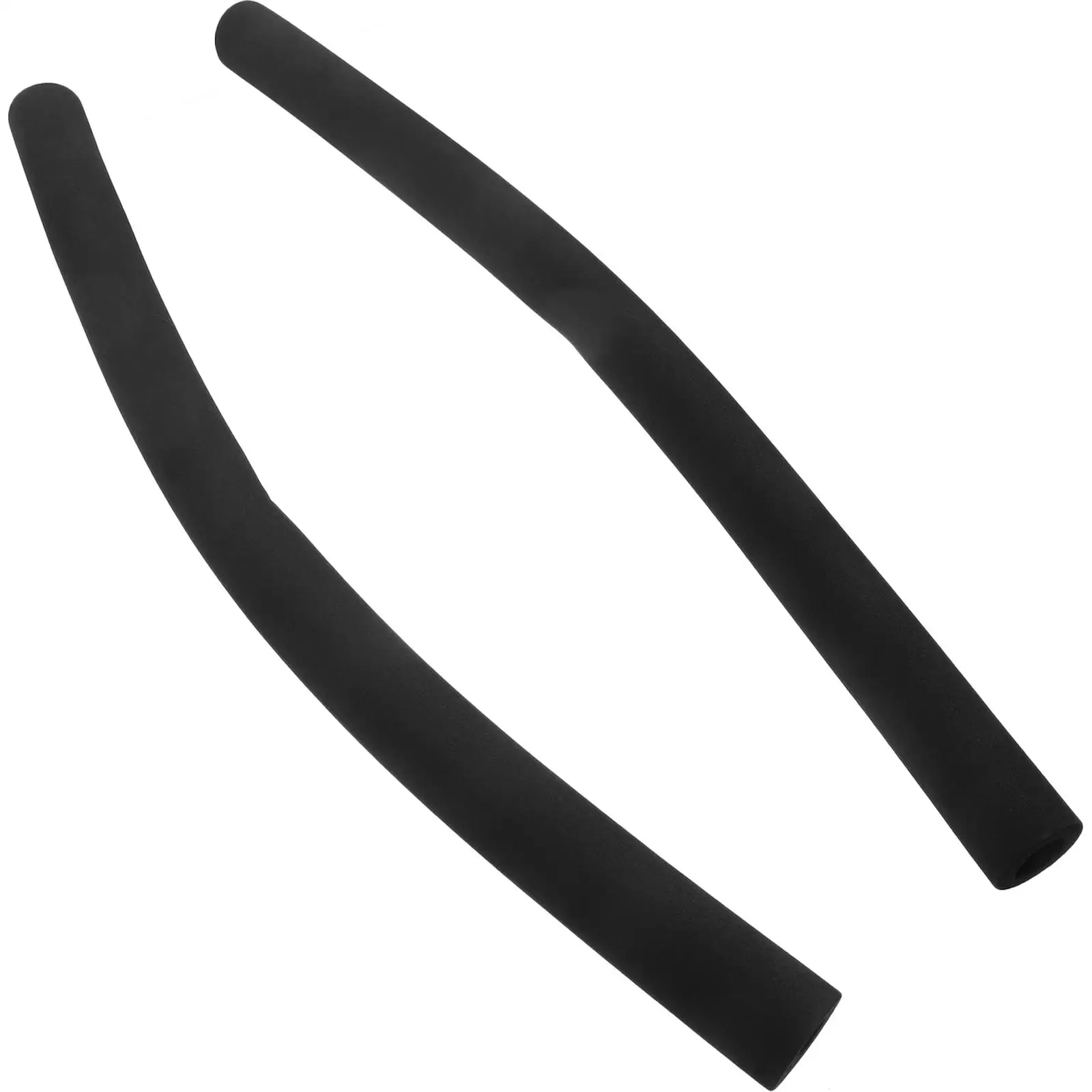 2 Buah Penutup Gagang Kereta Dorong Bayi Bahan Spons Pengganti Universal Busa Hitam Lengan Pegangan Sandaran Tangan Kursi Dorong Bayi