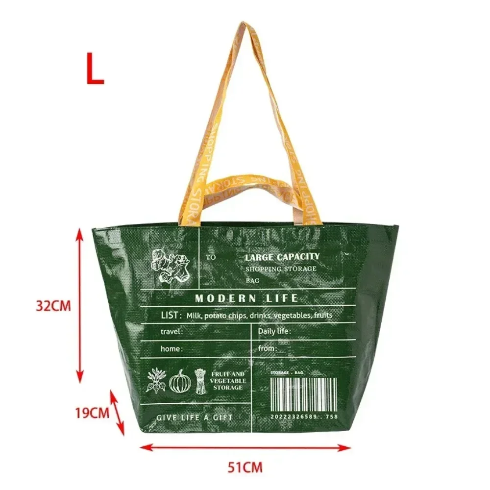 Borsa tote per la spesa ecologica riutilizzabile pieghevole per donna, borsa per generi alimentari grande con tasca, borsa leggera e resistente
