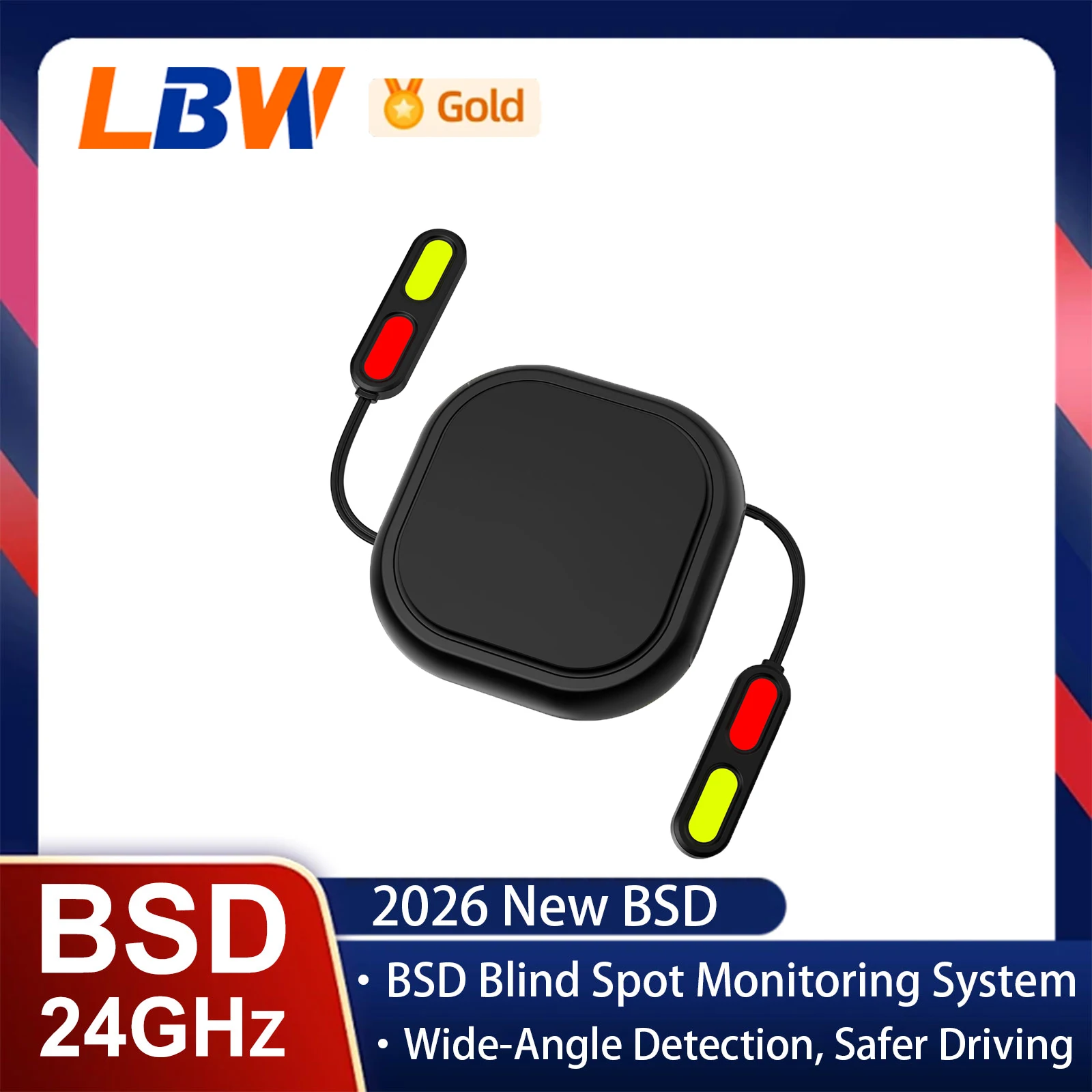 

Motorcycle BSD Rear Collision Warning BSD Blind Spot Detection 24GHz Radar IP67