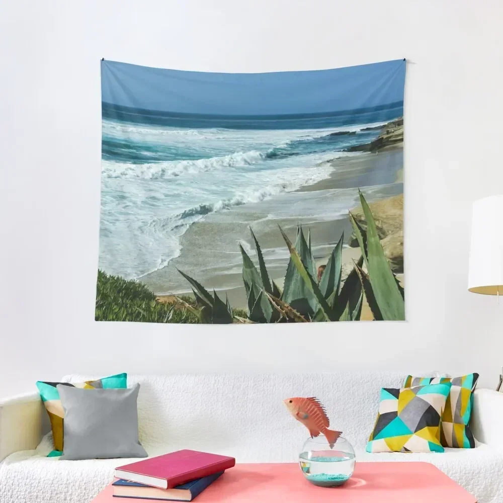 La Jolla Shores California Tapestry Wall Deco Art Mural Room Aesthetic Decorations For Your Bedroom Tapestry