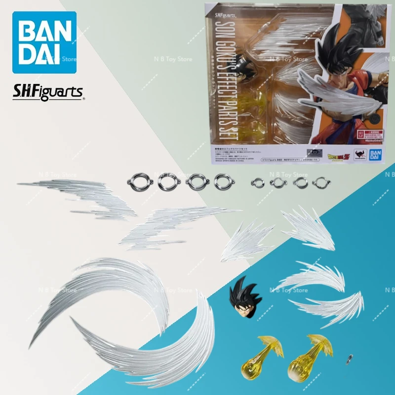 

In Stock Original Bandai Anime Dragon Ball Son Goku Effect Game SHF Model Toys Action Figures Gifts Collectible Ornaments