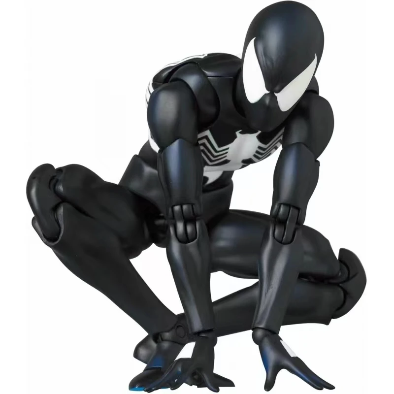 CT Black Spider-Man Action Figures Venom Spiderman Comic Version Mafex 147 Anime Figurine Statue Collection Model Decor Gift Toy