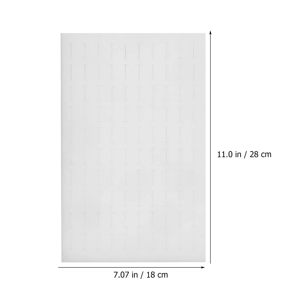 

10 Pcs Jewelry Display Sponge Pad for Jewellery Boxes Rings White Earring Organization Holder