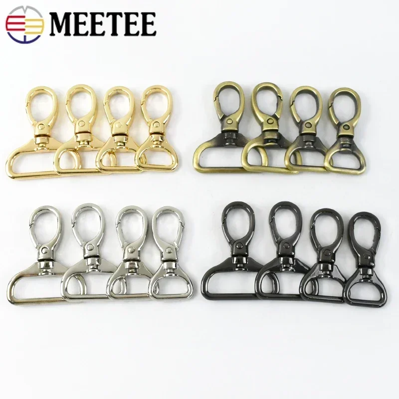 4-20Pc 16-32mm Metal Buckle for Bag Strap Small Carabiner Buckles Swivel Lobster Clasp Dog Collar Connect Clamp Hook Accessories