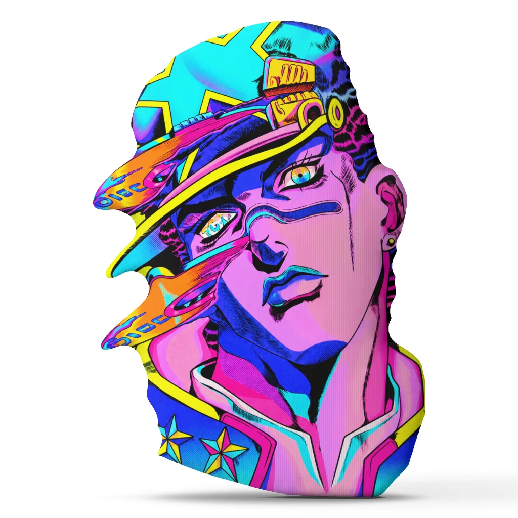 jojo Shaped Pillow Cushion Novelty Stuffed Pillows for Sofa Bed Home Decor Children's Room Gifts
