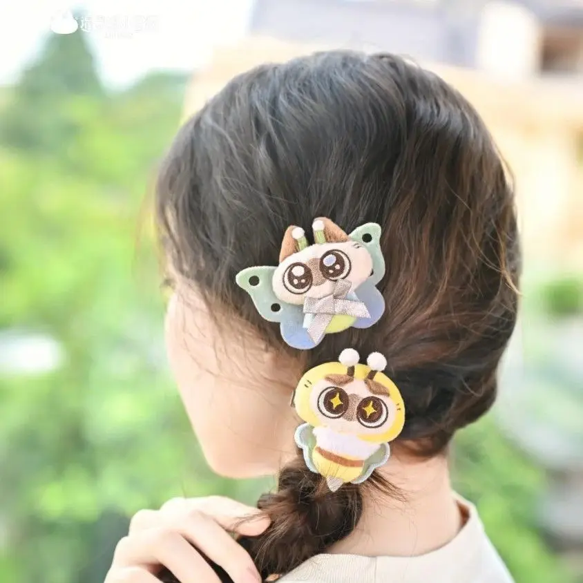 Original gato siamés Azukisan maravillosa serie de jardín pinza para el pelo de felpa caja ciega sombreros de felpa correa para el hombro colgante regalos de muñecas